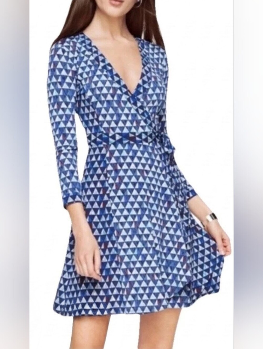 BCBG Max Azria Adele Jersey Wrap Dress Size M